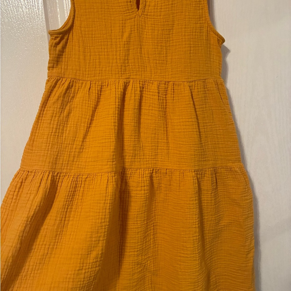 Mustard Yellow Sleeveless Universal Threads Dress - Picture 3 of 5